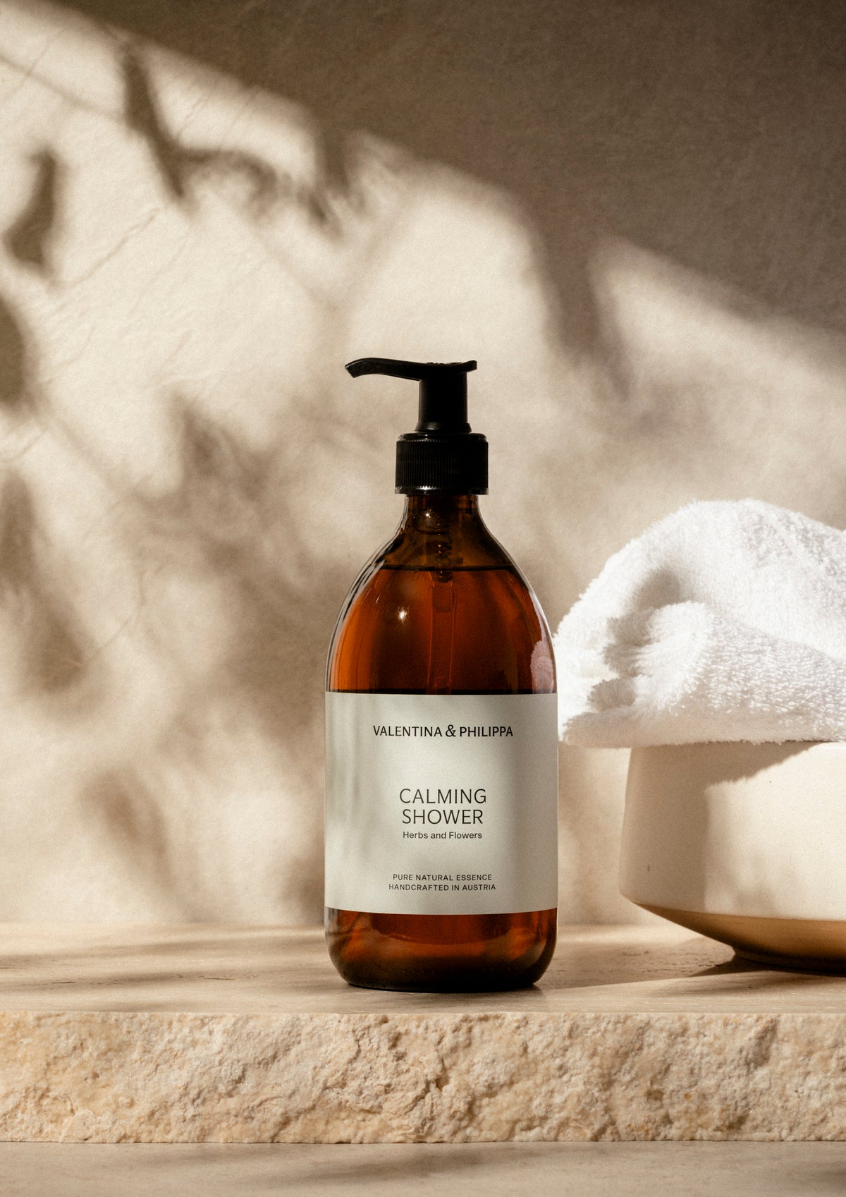 CALMING SHOWER  Glas  -  Herbs and Flowers